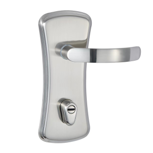 Israel Door Lever Handle with Back Plate (Handle Only, Without Lock Body)