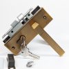 155x48mm plate Indoor Door Lock with 60mm double Cylinder
