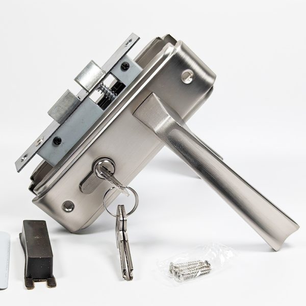 155x48mm plate Indoor Door Lock with 60mm double Cylinder
