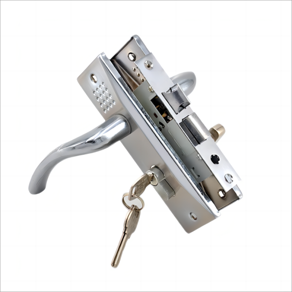 155x48mm plate Indoor Door Lock with 60mm double Cylinder