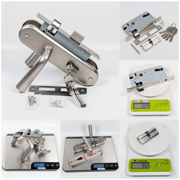 5845 Mortise Door Lock with 70mm Cylinder 200x50mm plate size
