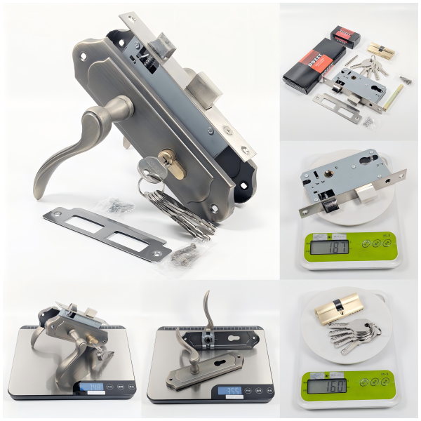 5845 Mortise Door Lock with 70mm Cylinder 200x50mm plate size