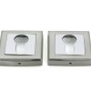 Aluminum alloy cylinder escutcheon with mounting screws and hex key
