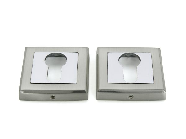 Aluminum alloy cylinder escutcheon with mounting screws and hex key
