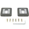 Aluminum alloy cylinder escutcheon with mounting screws and hex key