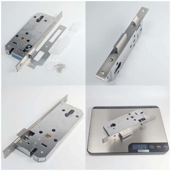 Mortise Lock Body with Four Round Locking Bolts