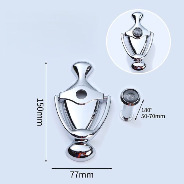 47.Z3044-2 Zinc alloy door viewer with 50–70 mm adjustable length