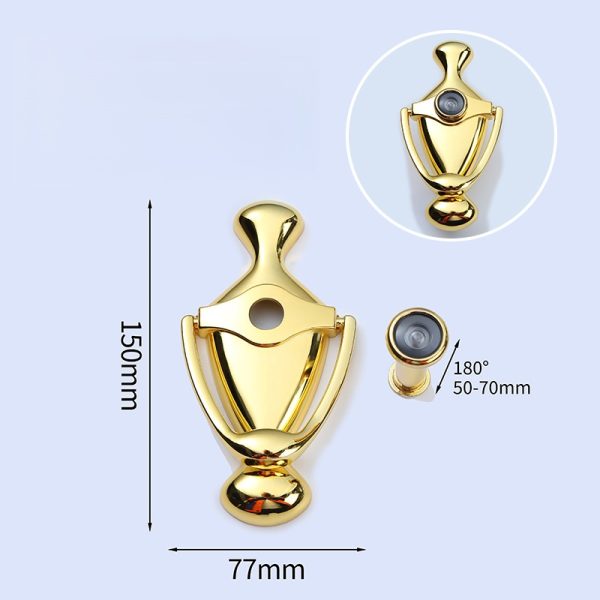 47.Z3044-5 Zinc alloy door viewer with 50–70 mm adjustable length