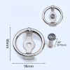 Zinc alloy door viewer with 50–70 mm adjustable length
