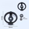 Zinc alloy door viewer with 50–70 mm adjustable length