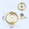 Zinc alloy door viewer with 50–70 mm adjustable length
