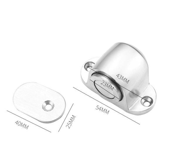 Magnetic Door Stop with Catch Plate