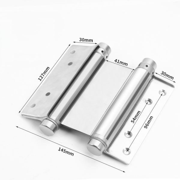 65.S51-5 Stainless Steel Double-Action Hinge self-closing and spring-loaded