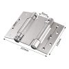 Stainless Steel Double-Action Hinge self-closing and spring-loaded