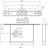 257 Mortise Lock Body for Turkish Steel Doors