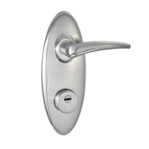 Security Door Handle Plate for Israel Door | Without Lock Body