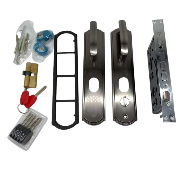 Chinese Security Door Mortise Lock Set with Lever Handles – 60 mm Backset
